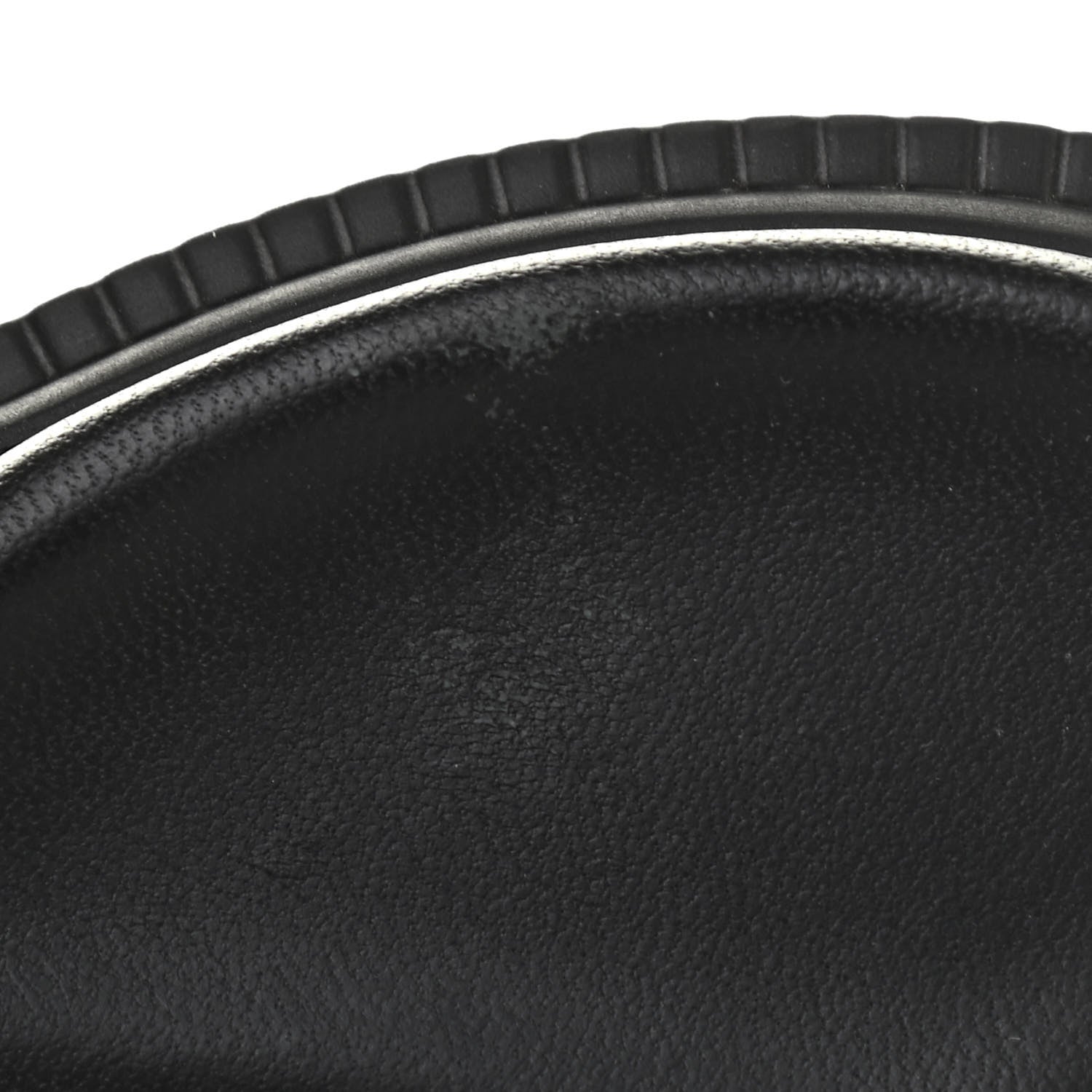 Christian Dior Lambskin Dioract 10mm Sandals 37.5 Black 19 of 20