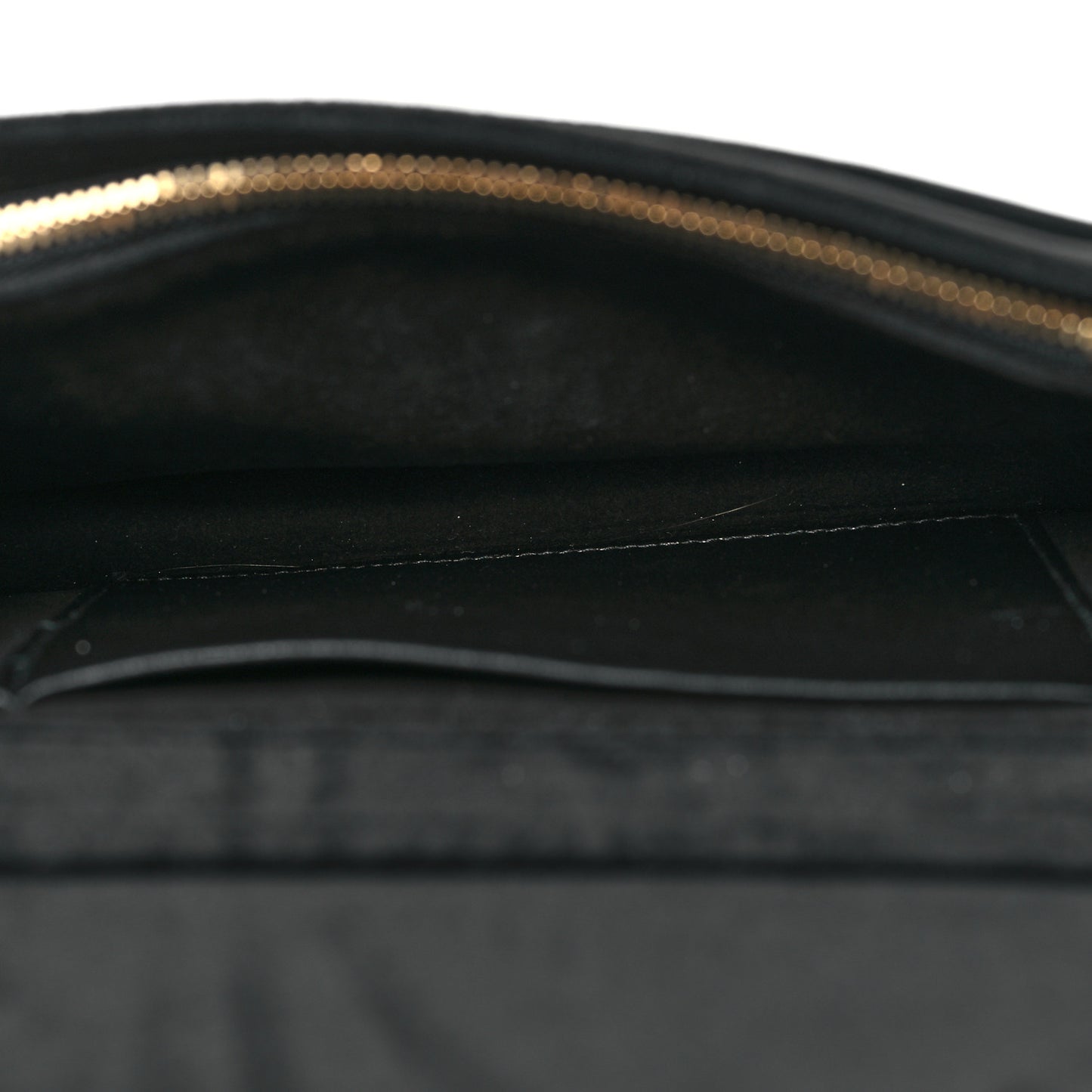 Velvet Diorama Wallet on Chain Pouch Black