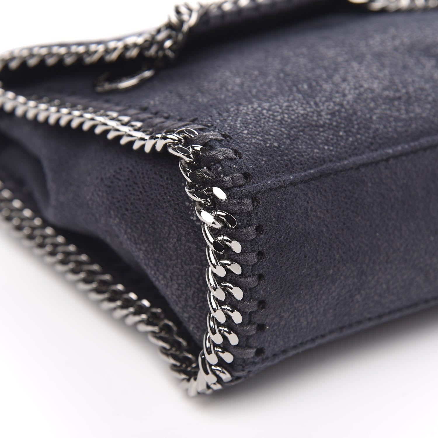 Stella McCartney Shaggy Deer Falabella Mini Crossbody Bag Lapis Navy 8 of 9