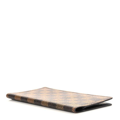 Louis Vuitton Damier Ebene Checkbook Cover Wallet 4 of 8