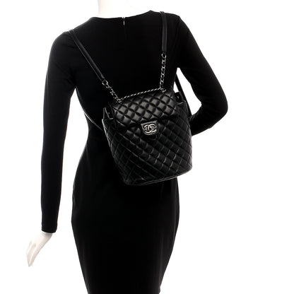 Chanel Lambskin Quilted Small Urban Spirit Backpack Black 2 of 7