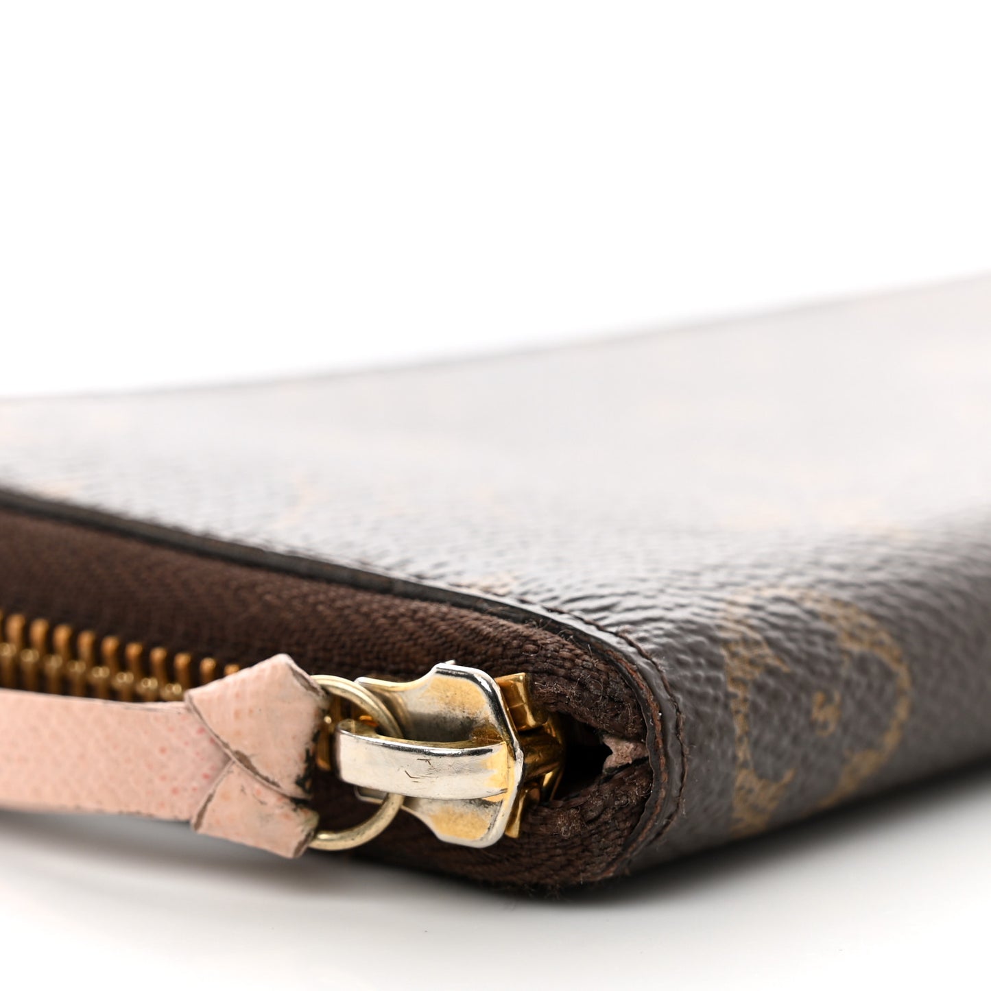 Monogram Clemence Wallet Rose Ballerine