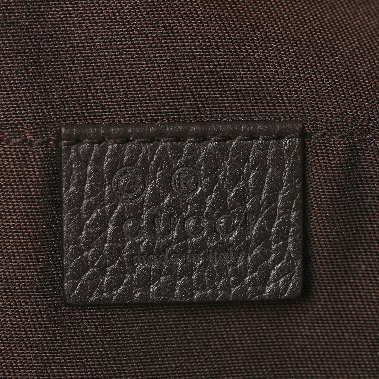 Monogram Belt Bag Dark Brown
