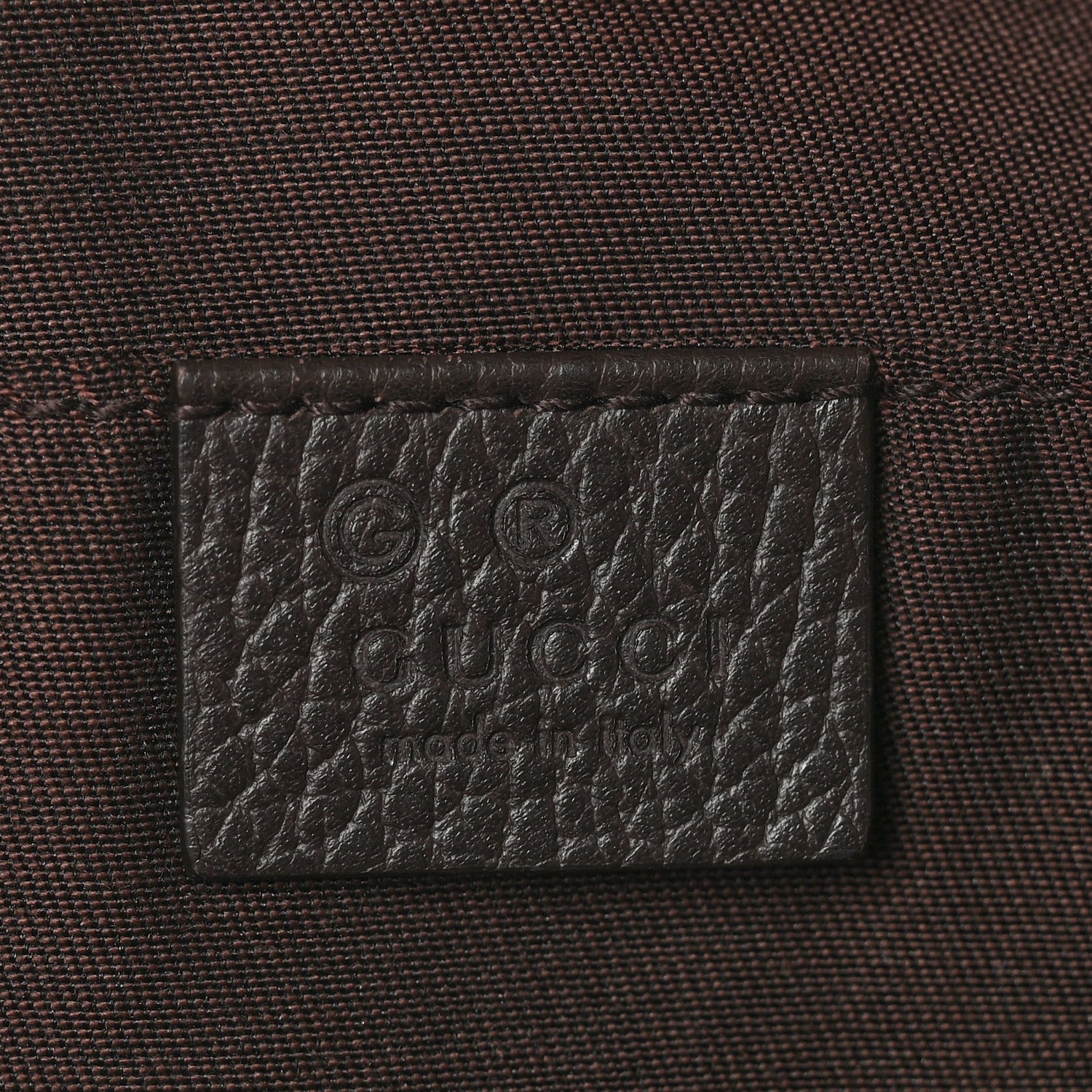 Gucci Monogram Belt Bag Dark Brown 7 of 10