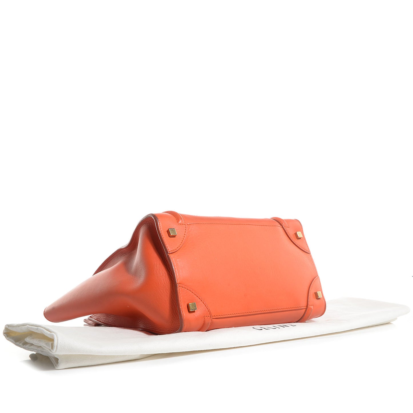 Smooth Calfskin Mini Luggage Orange