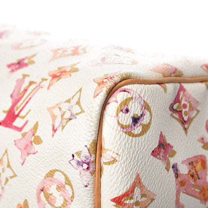 Louis Vuitton Watercolor Aquarelle Speedy 35 White 12 of 14