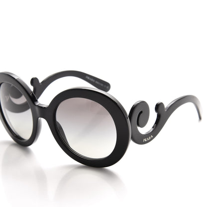 Prada Baroque Sunglasses SPR 27N Black 7 of 8