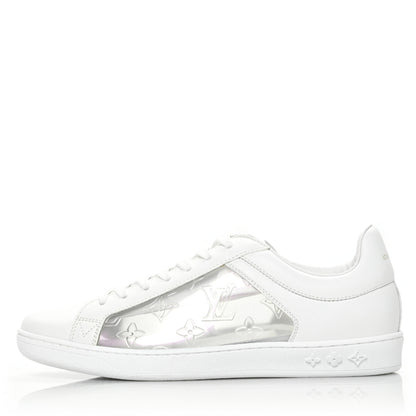 Louis Vuitton Calfskin Transparent Monogram Luxembourg Sneakers 38 White 1 of 9