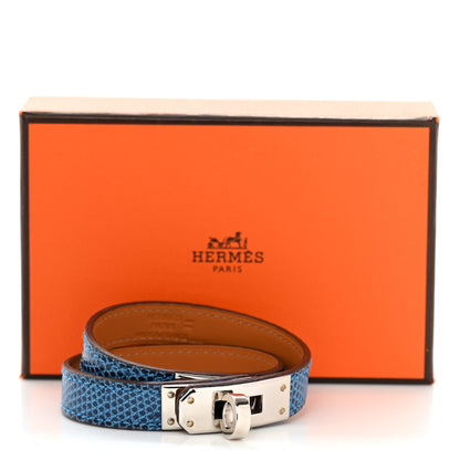 Hermes Lizard Kelly Double Tour Bracelet S Mykonos 7 of 7