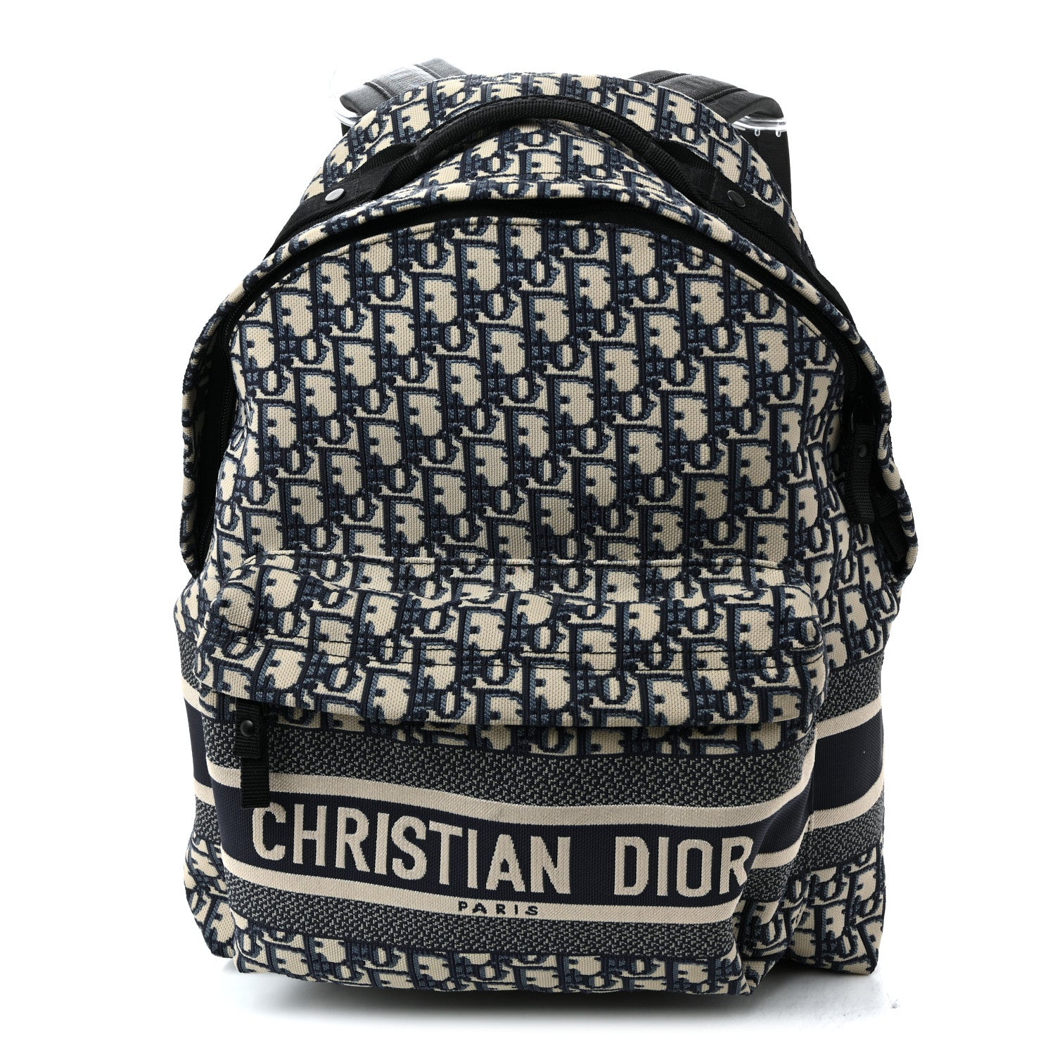 Christian Dior Oblique Diortravel Backpack Blue 1 of 11