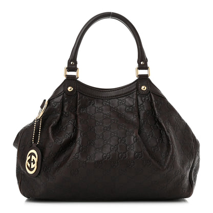 Gucci Guccissima Medium Sukey Tote Brown 1 of 12