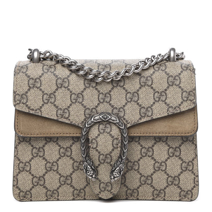Gucci GG Supreme Monogram Mini Dionysus Shoulder Bag Taupe 1 of 12