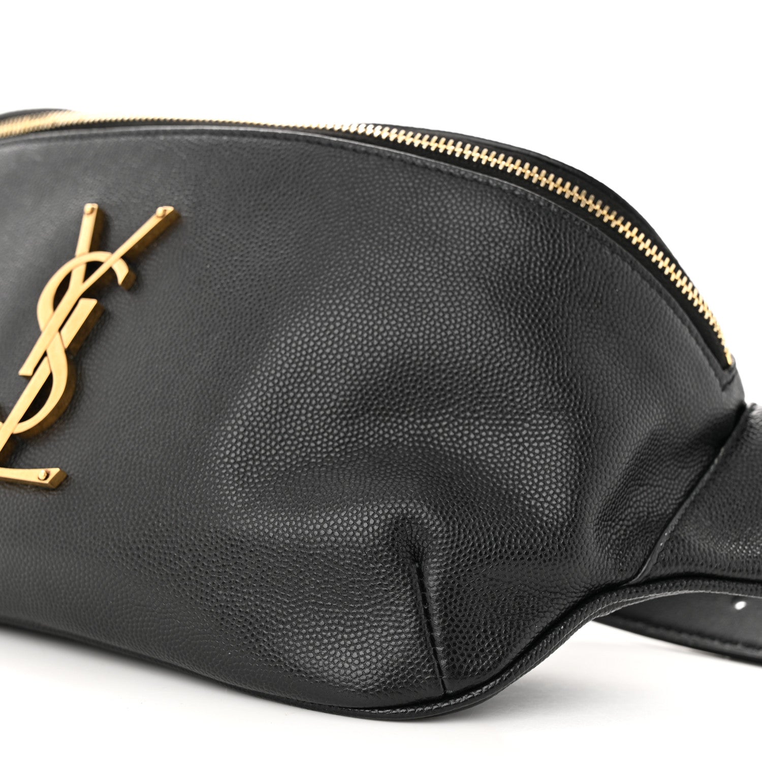 Saint Laurent Grain De Poudre Monogram Belt Bag Black 10 of 10