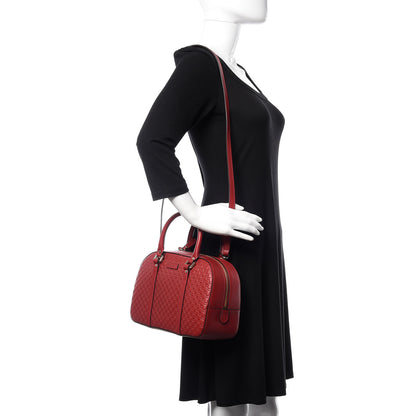 Gucci Soft Microguccissima Medium Crossbody Bag Rosso 2 of 10