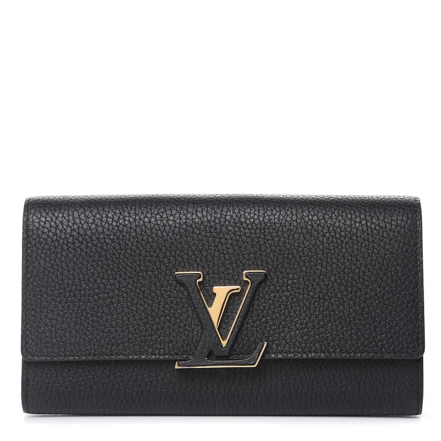 Louis Vuitton Taurillon Capucines Wallet Black 1 of 9