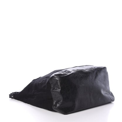 Balenciaga Chevre Canvas Classic Silver Hardware Hobo Black 3 of 8