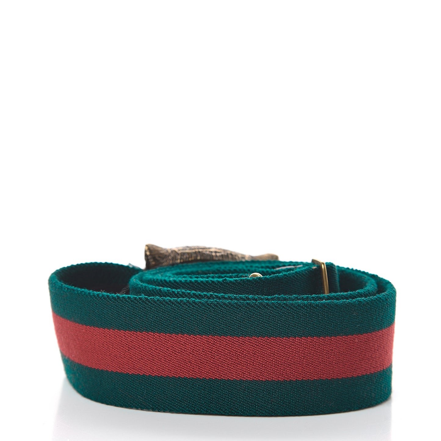 Web Feline Buckle Belt 90 36 Green Red