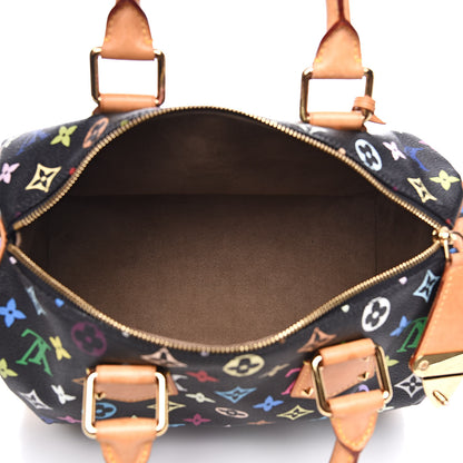 Louis Vuitton Monogram Multicolor Speedy 30 Black 5 of 15