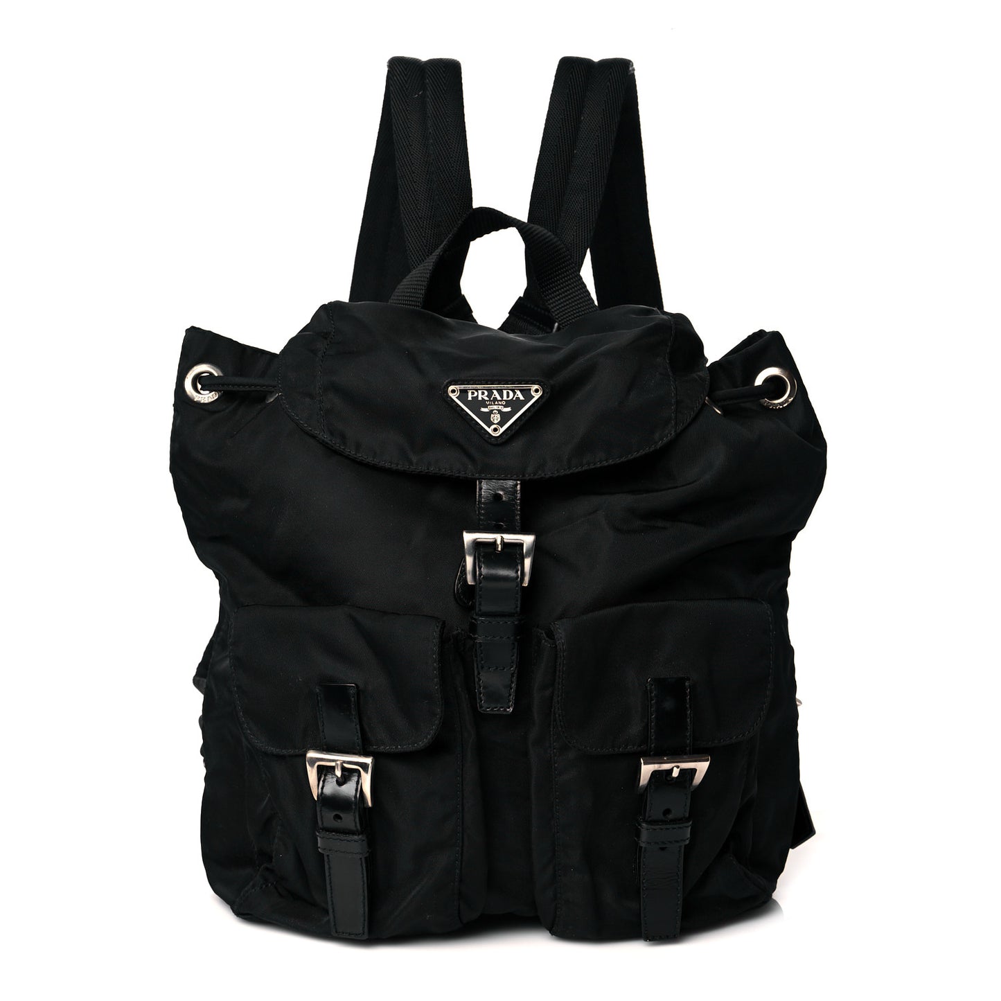Nylon Vela Medium Backpack Black