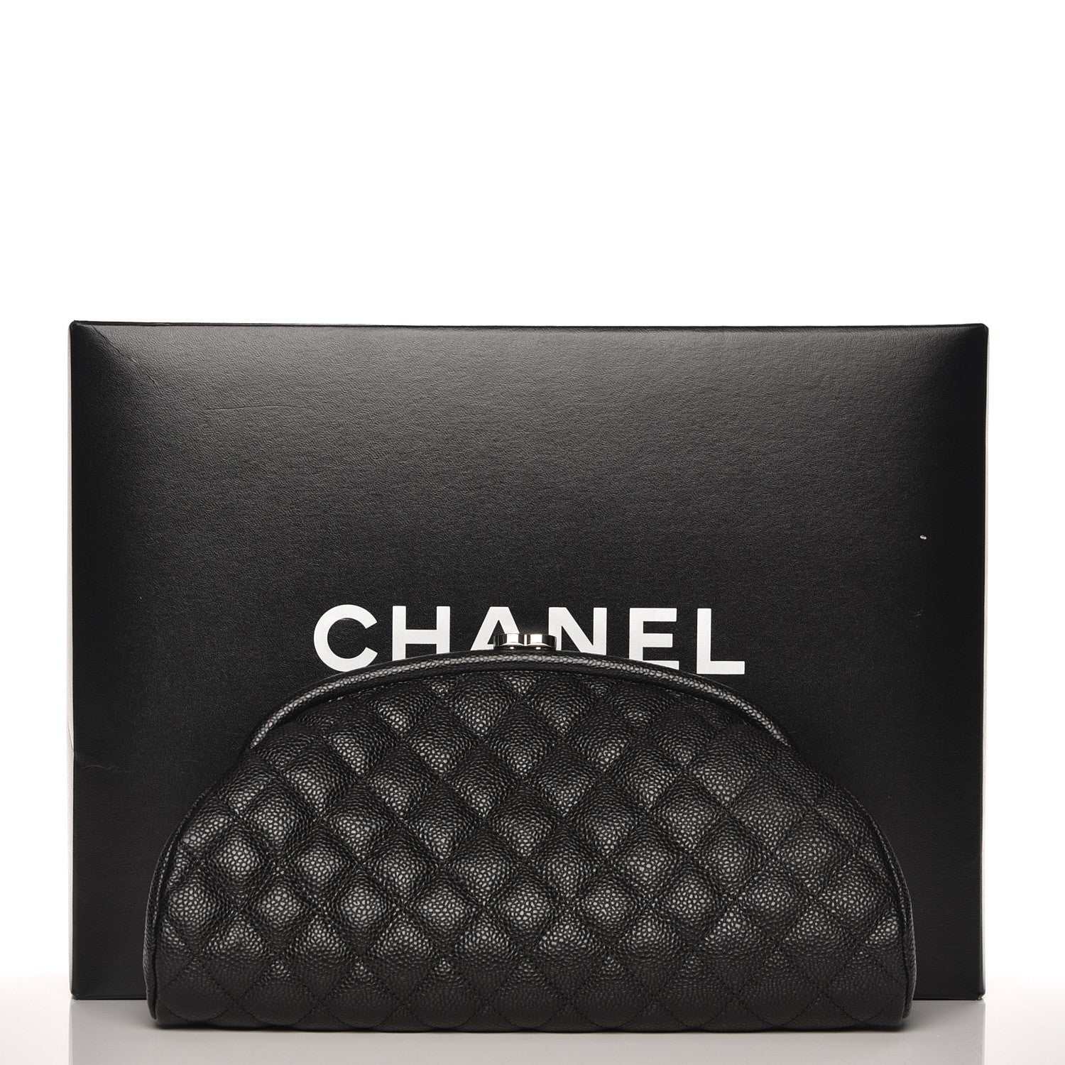 Chanel Caviar Quilted Timeless Clutch Black 9 of 9