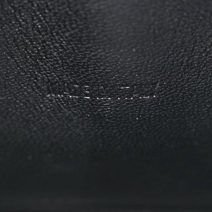 Balenciaga Shiny Calfskin Monochrome Crocodile Embossed Hourglass Top Handle Bag XS Black 7 of 11