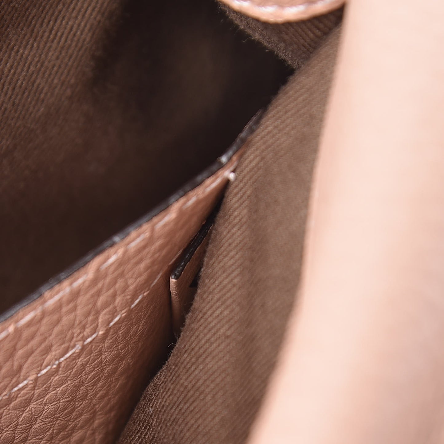 Calfskin Mini Marcie Round Crossbody Bag Blush Nude