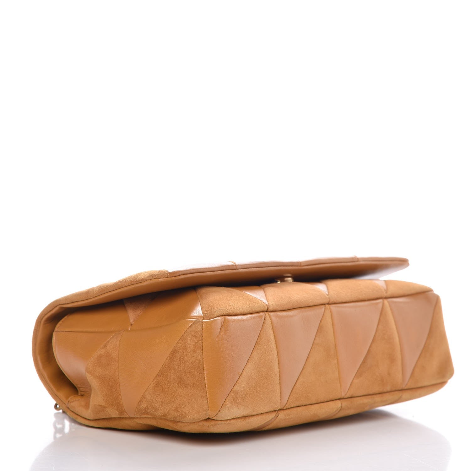 Saint Laurent Lambskin Suede Patchwork Monogram Medium Jamie Tan 4 of 7