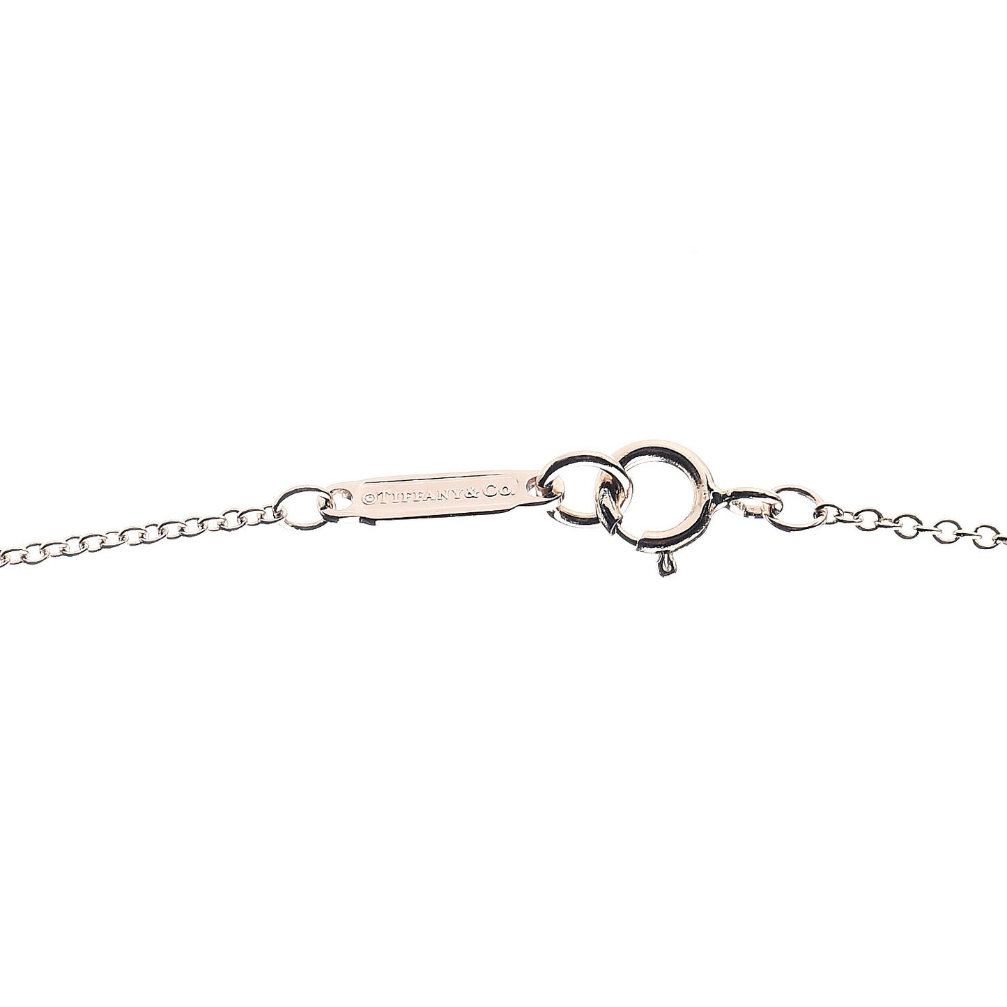 18K Rose Gold Twist Bow Pendant Necklace