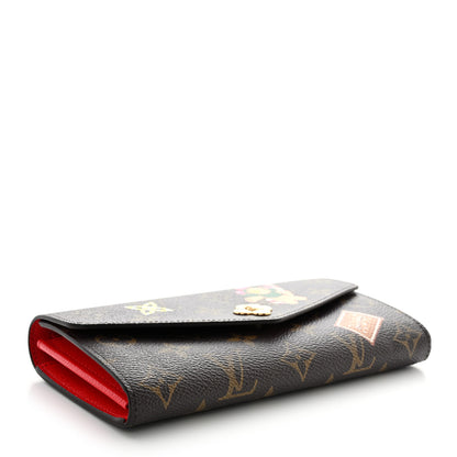 Louis Vuitton Monogram Candy Factory Sarah Wallet Candy Red 4 of 7