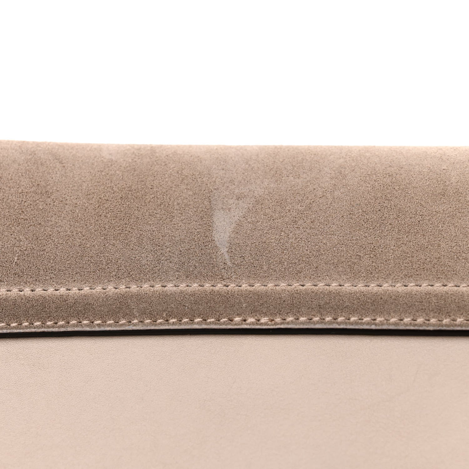 Chloe Suede Calfskin Small Faye Shoulder Bag Motty Grey 17 of 18