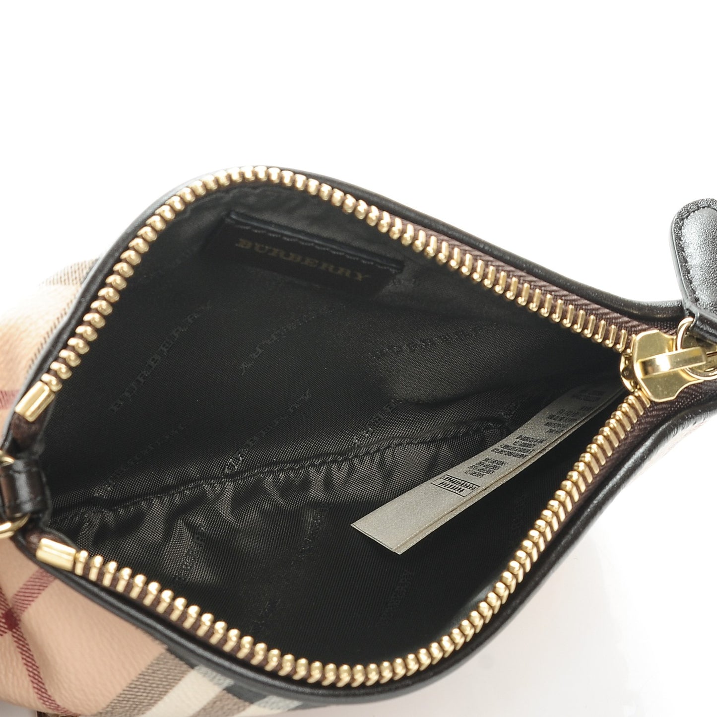 Haymarket Check Clara Pochette Chocolate