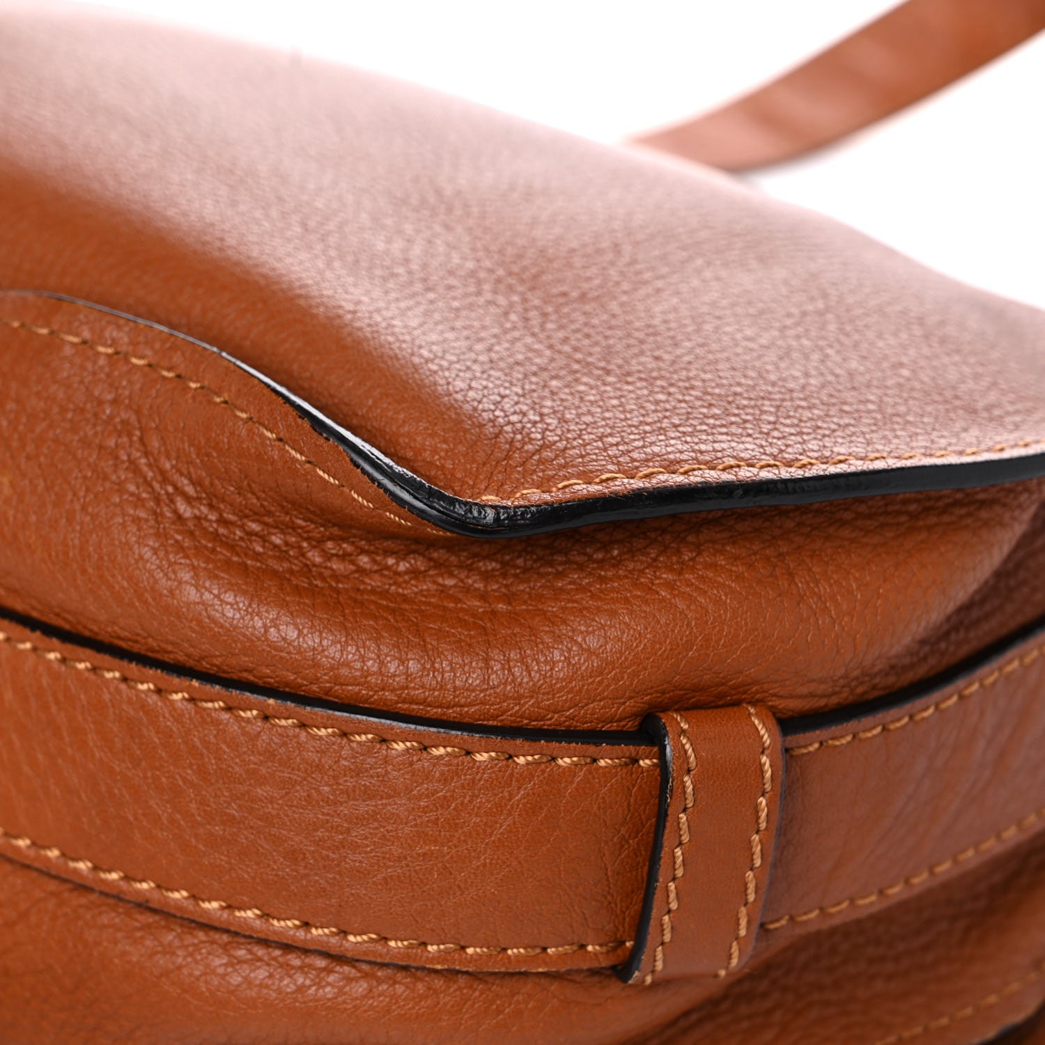 Chloe Calfskin Medium Marcie Round Crossbody Bag Tan 10 of 20