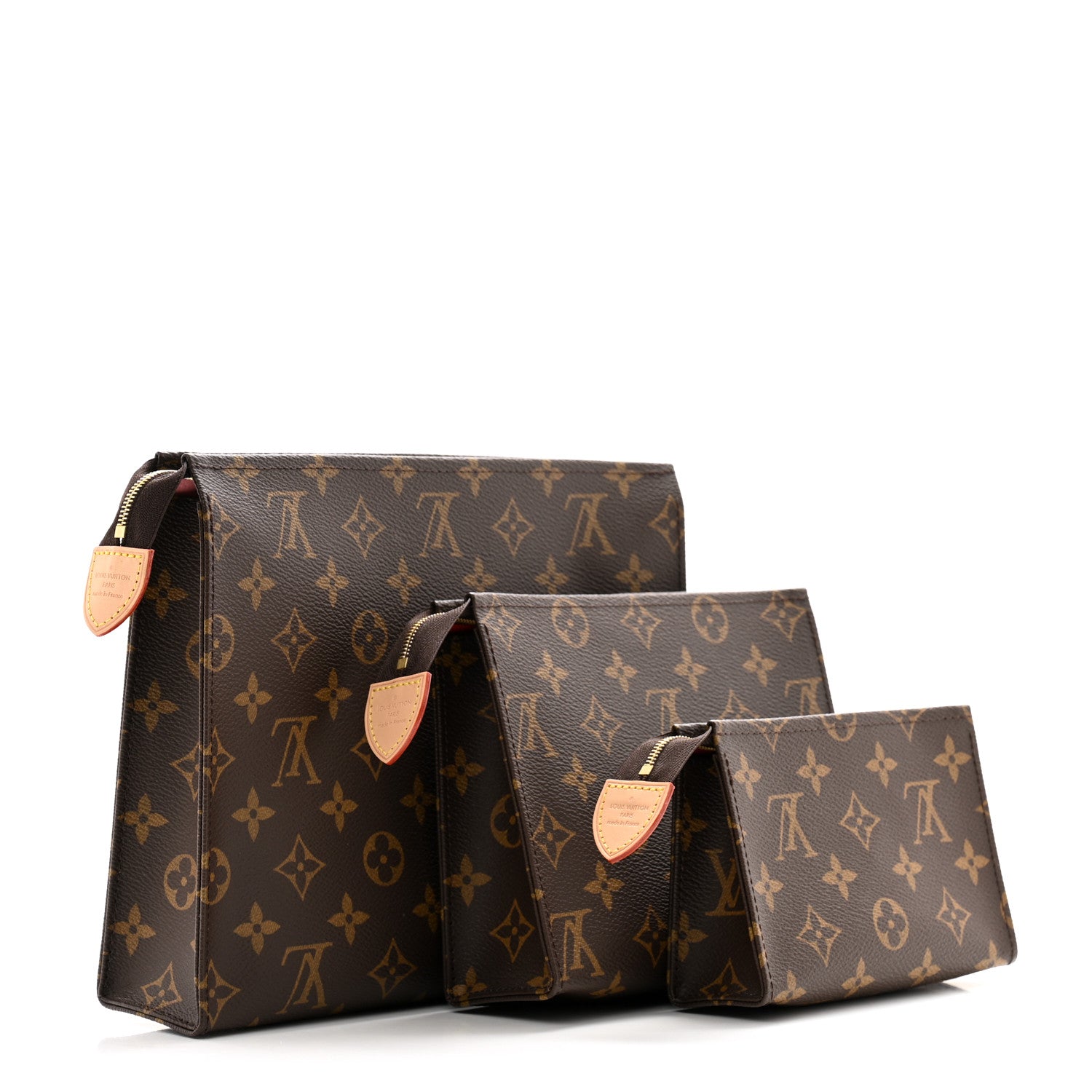 Louis Vuitton Monogram Trio Toilet Pouch 3 of 9
