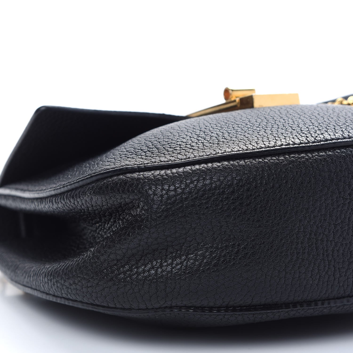 Chloe Grained Lambskin Drew Shoulder Bag Black 7 of 8