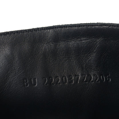 Hermes Calfskin Folk 35 Boots 38.5 Black 6 of 7