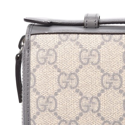 Gucci GG Supreme Monogram Travel Document Case Ecru Grigio 9 of 9