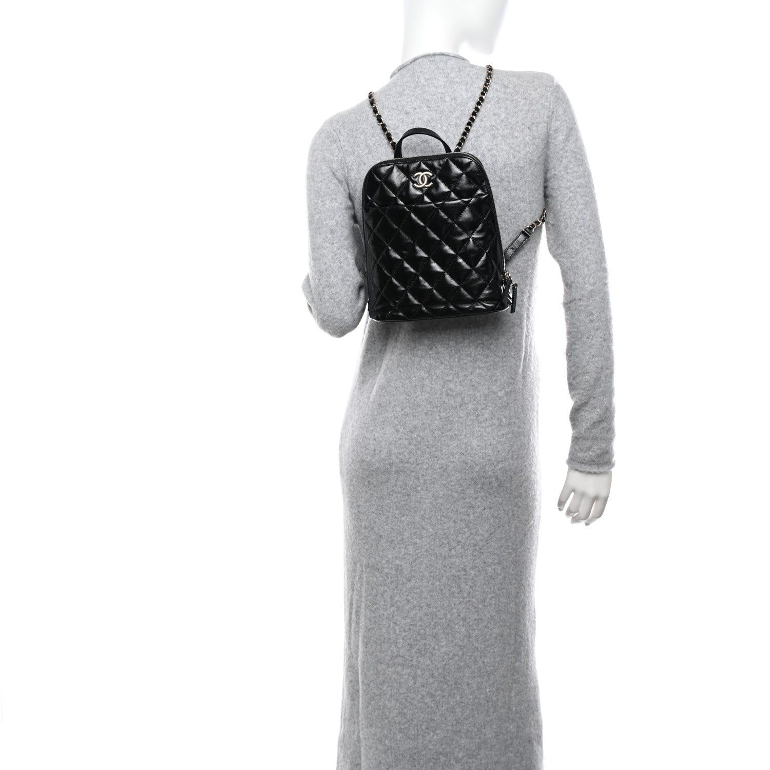 Chanel Shiny Calfskin My Pocket Backpack Black 2 of 11