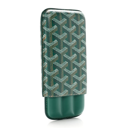 Goyard Goyardine Churchill 3 Cigar Case Green 3 of 7