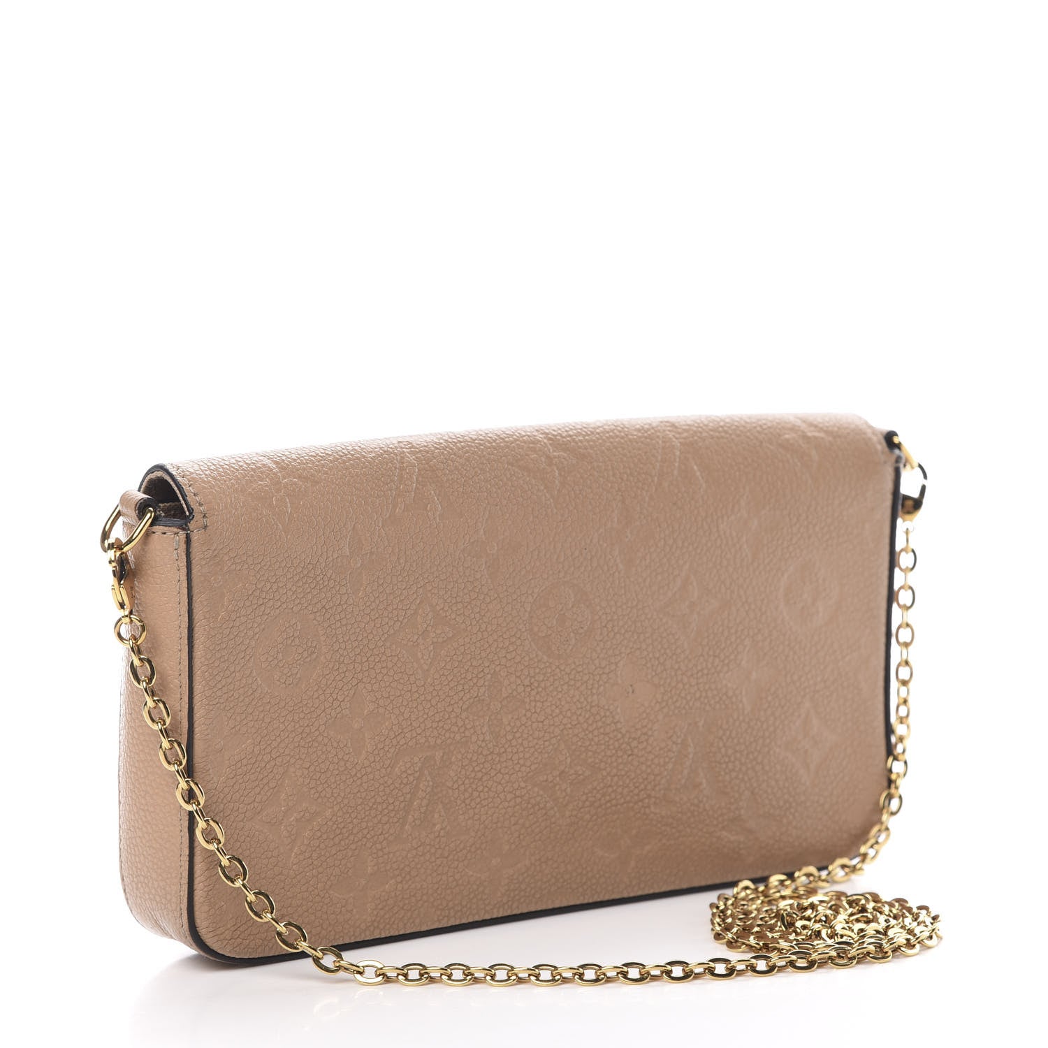 Louis Vuitton Empreinte Pochette Felicie Chain Wallet Papyrus 4 of 17