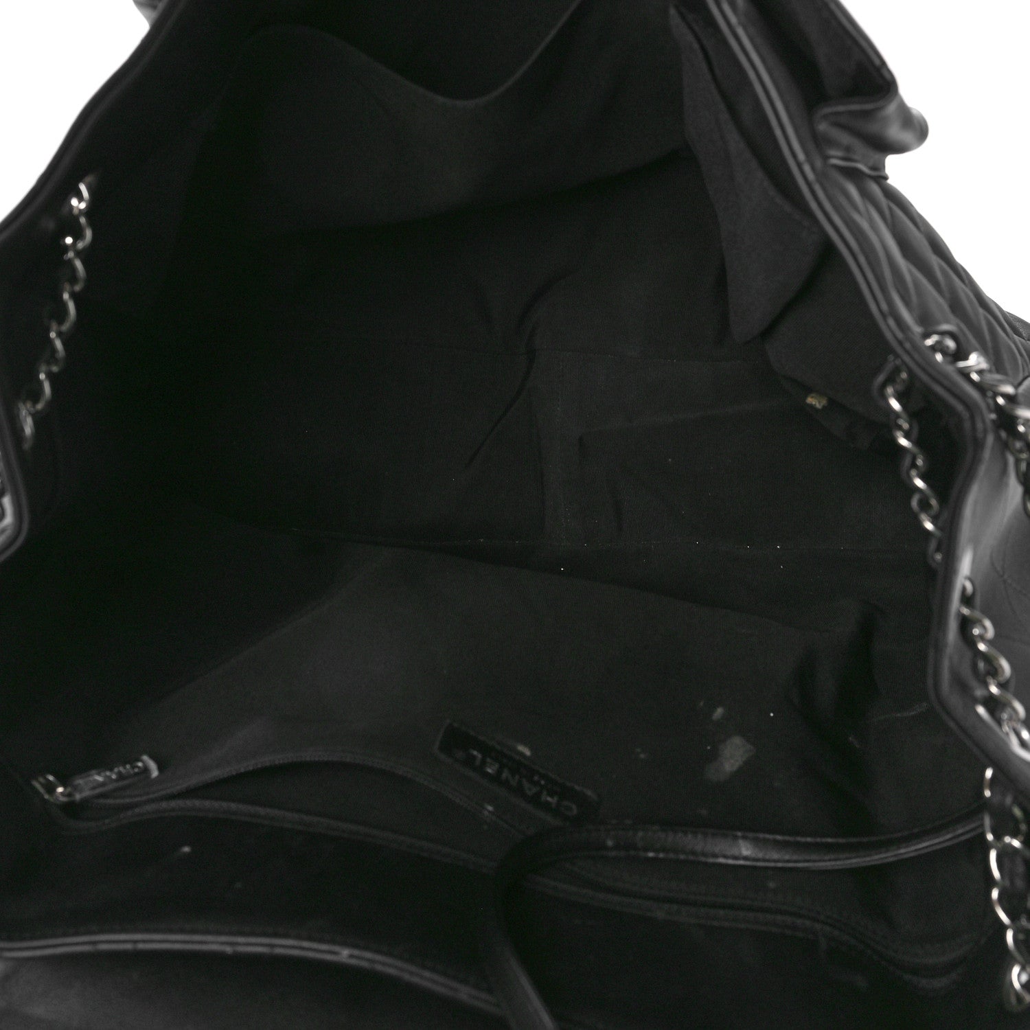 Chanel Calfskin Quilted Flap Tote Black 5 of 15