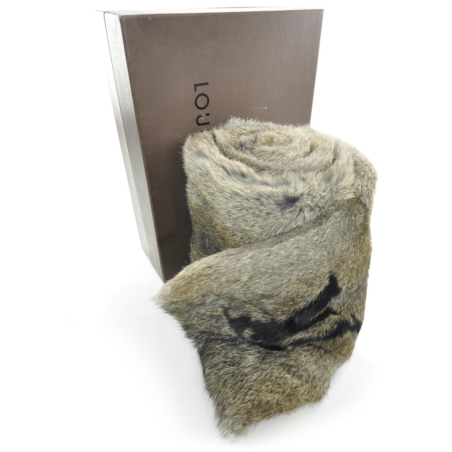 Louis Vuitton Rex en Lapin Rabbit Fur LV Stole 4 of 7