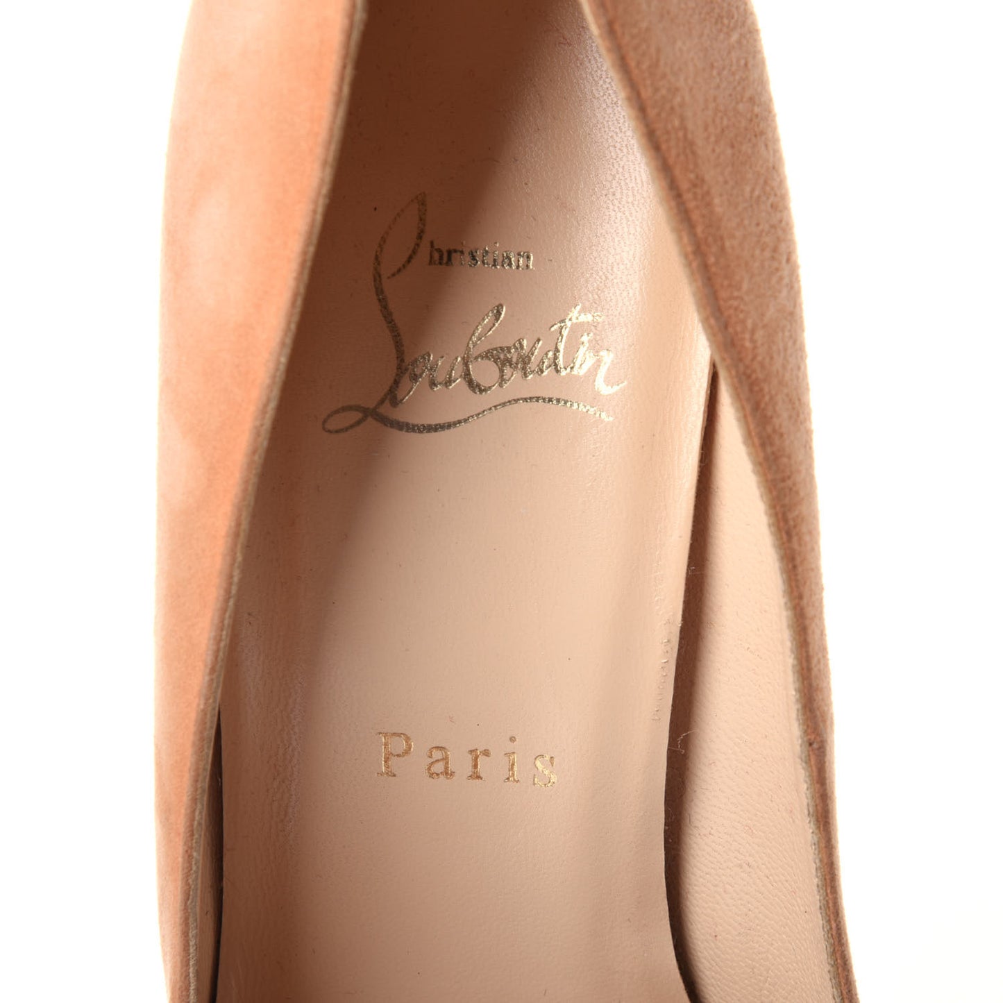 Veau Velours Ron Ron 100 Pumps 40 Camel