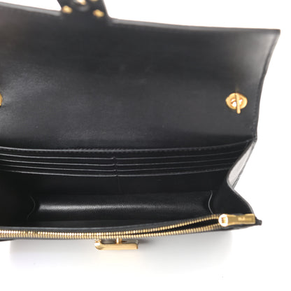 Mulberry Smooth Calfskin Cheyne Clutch Indigo Clay Black 5 of 8