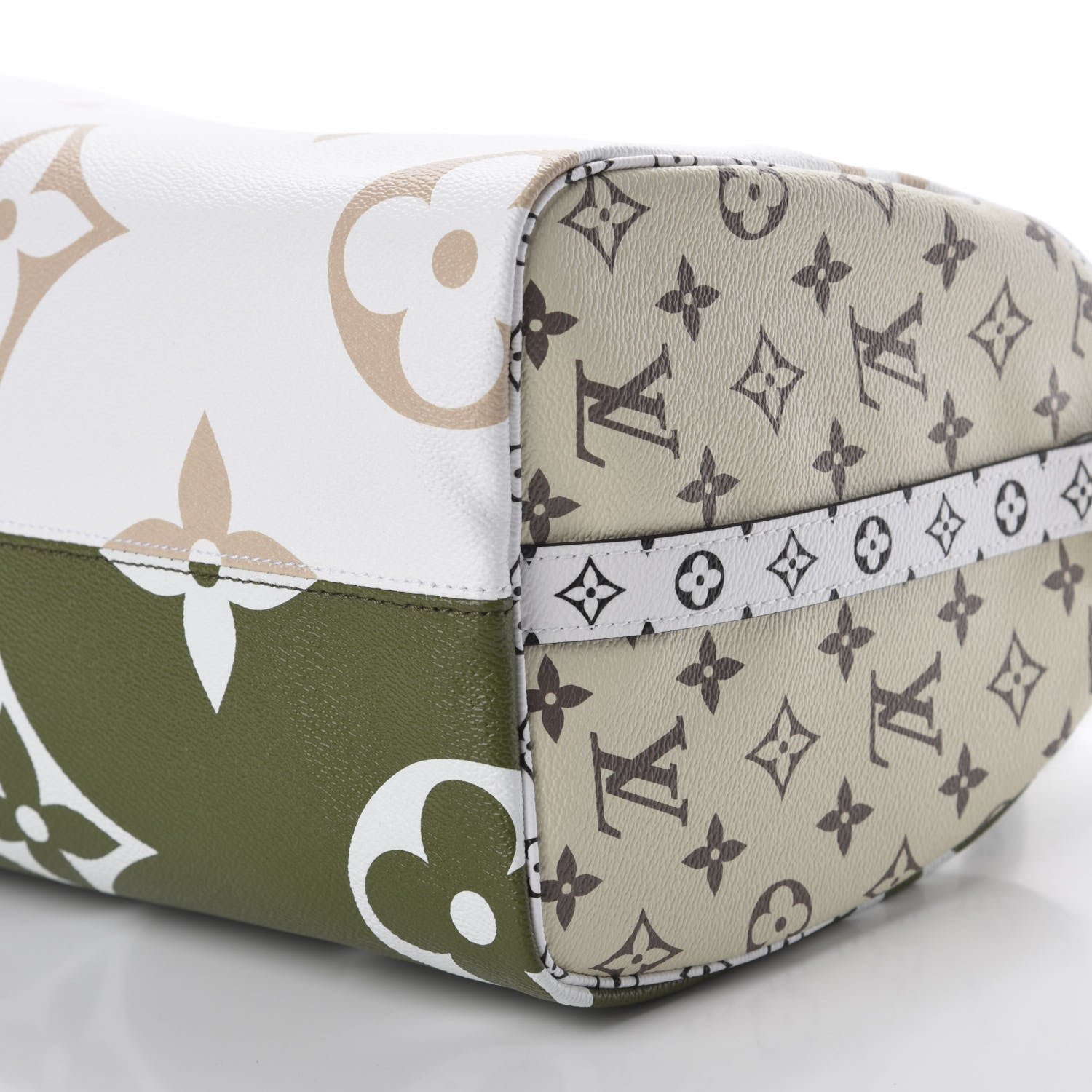 Louis Vuitton Monogram Giant Speedy Bandouliere 30 Kaki Beige 7 of 9