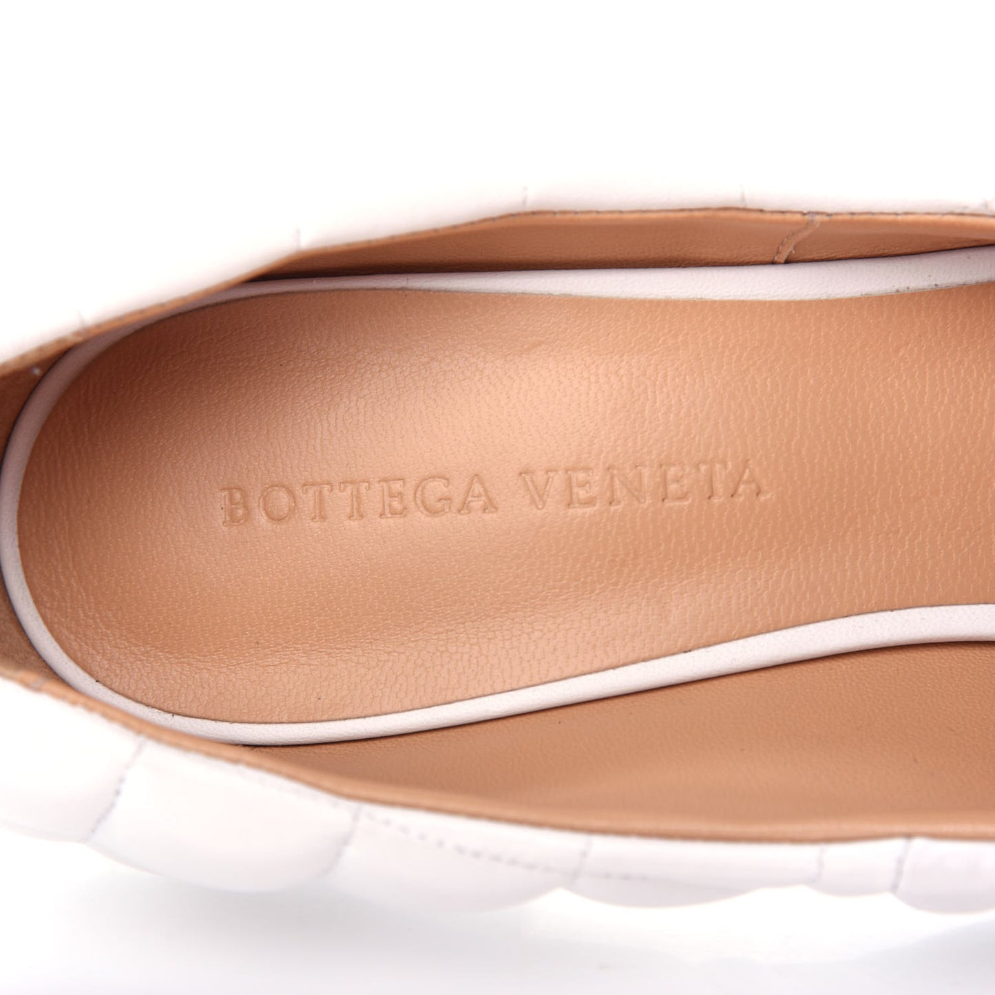 Nappa Matelasse Captoe Pumps 39 Optic White