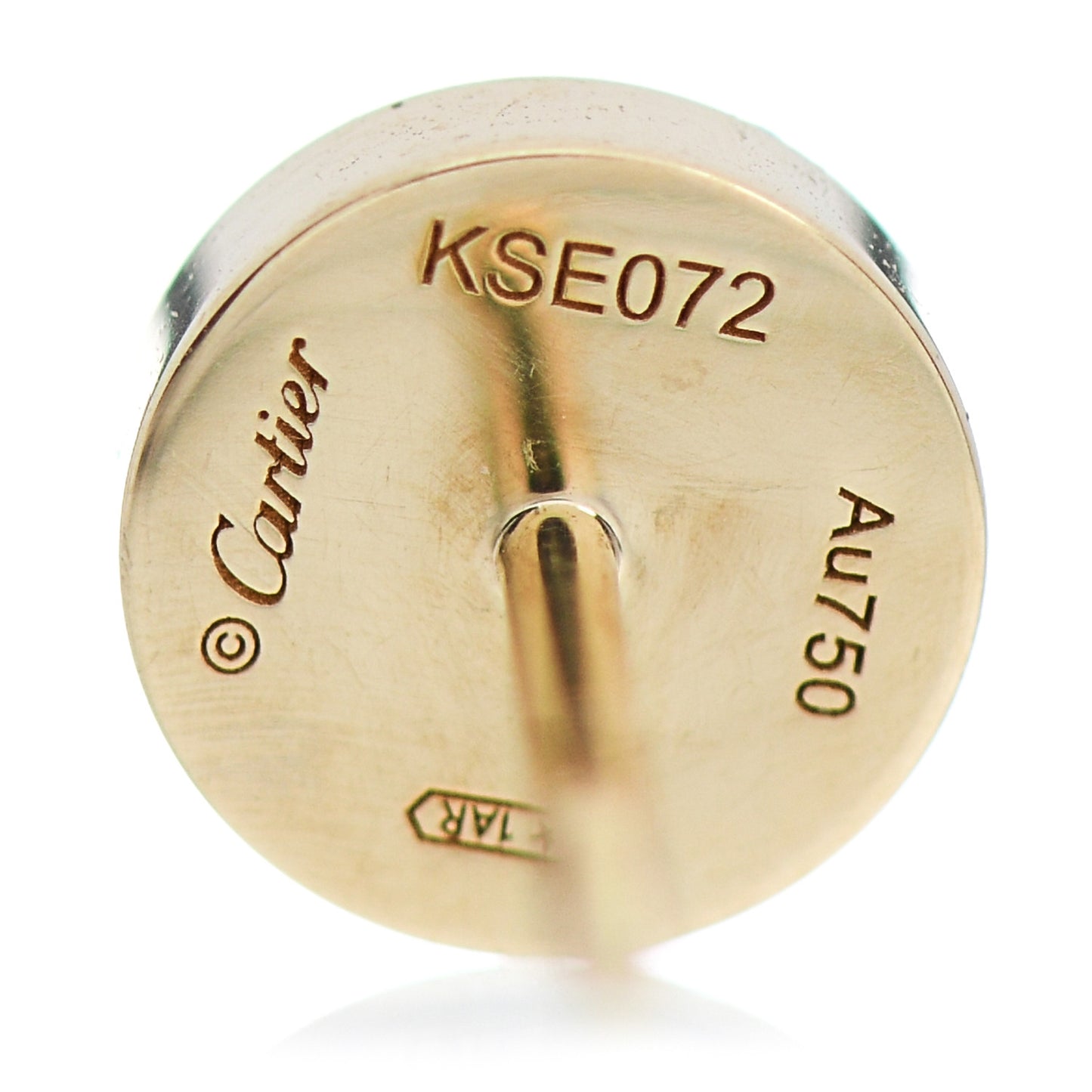 18K Yellow Gold LOVE Single Earring