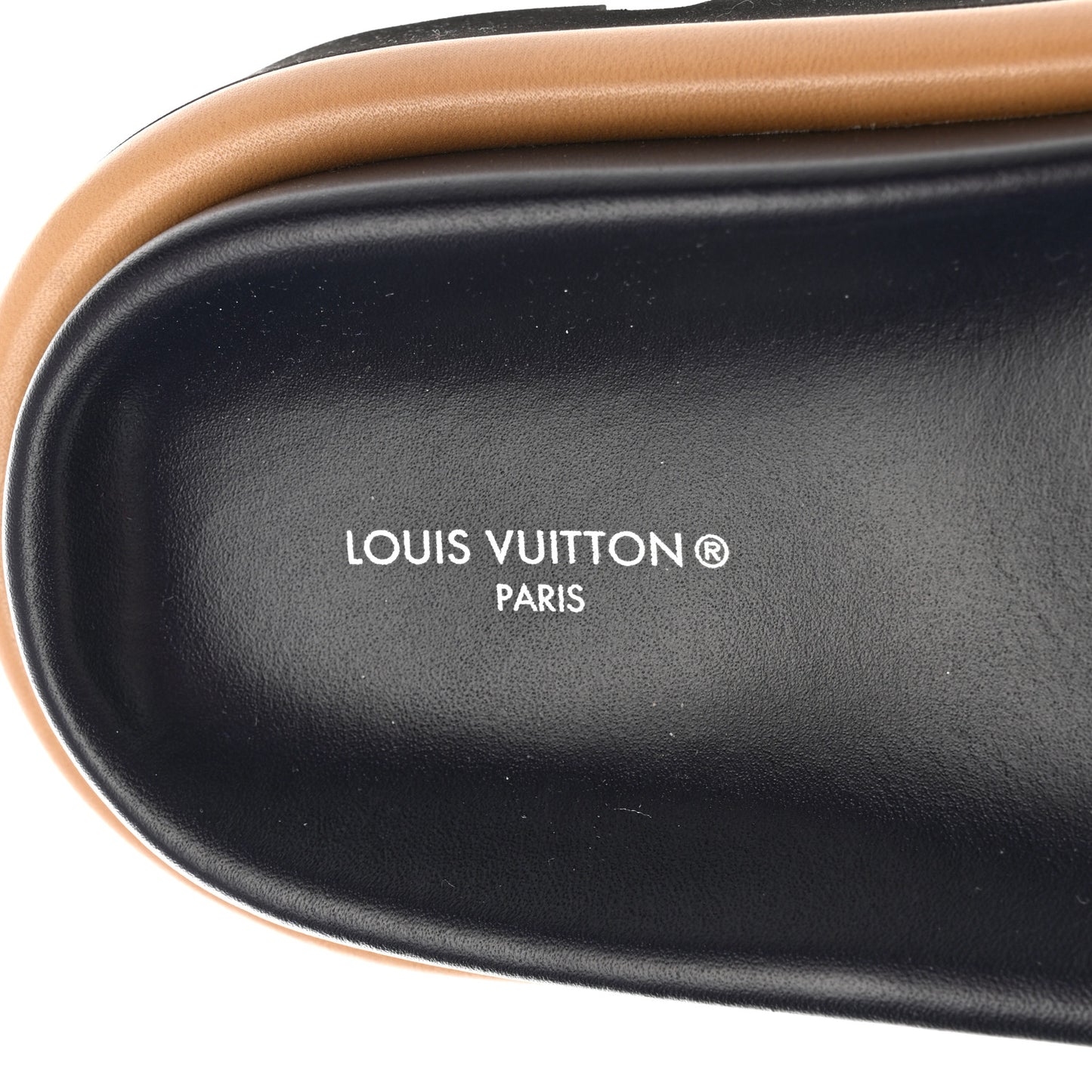 Nylon Monogram Womens Pool Pillow Comfort Mules 40 Navy Blue