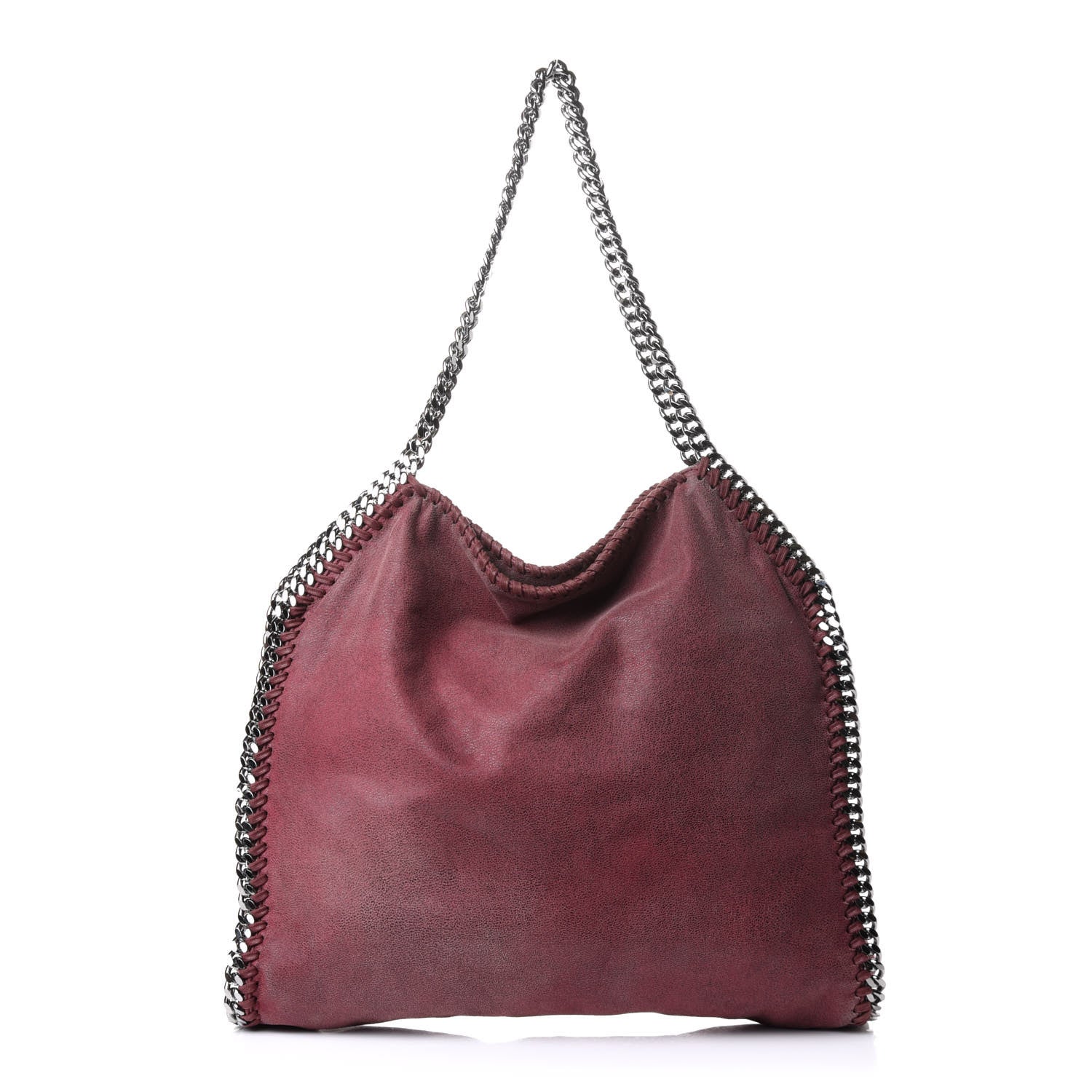 Stella McCartney Shaggy Deer Small Falabella Tote Plum 1 of 10