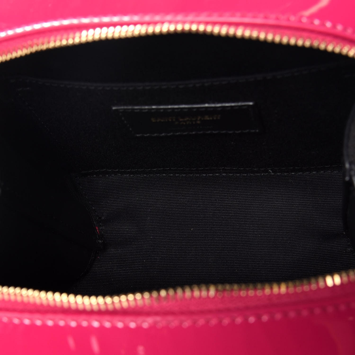 Saint Laurent Patent Matelasse Monogram Toy Vicky Camera Bag Bubblegum 5 of 9