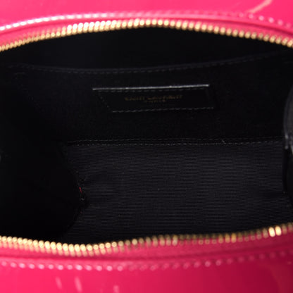 Saint Laurent Patent Matelasse Monogram Toy Vicky Camera Bag Bubblegum 5 of 9